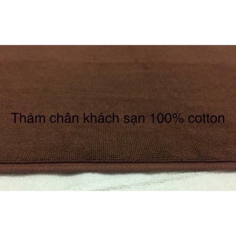 (250gr) Thảm chân khách sạn, nhà nghỉ 45x60 cm nhiều màu