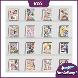  SANRIO Bộ Tranh Đính Đá 5D Tự Làm 30x40cm   40x50cm Hình Nhân Vật Anime 