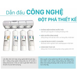 Máy lọc nước Nhật Bản, Công nghệ lọc nano nguyên khoáng Missuchen SKU6300 , Có đèn báo thay lõi lọc