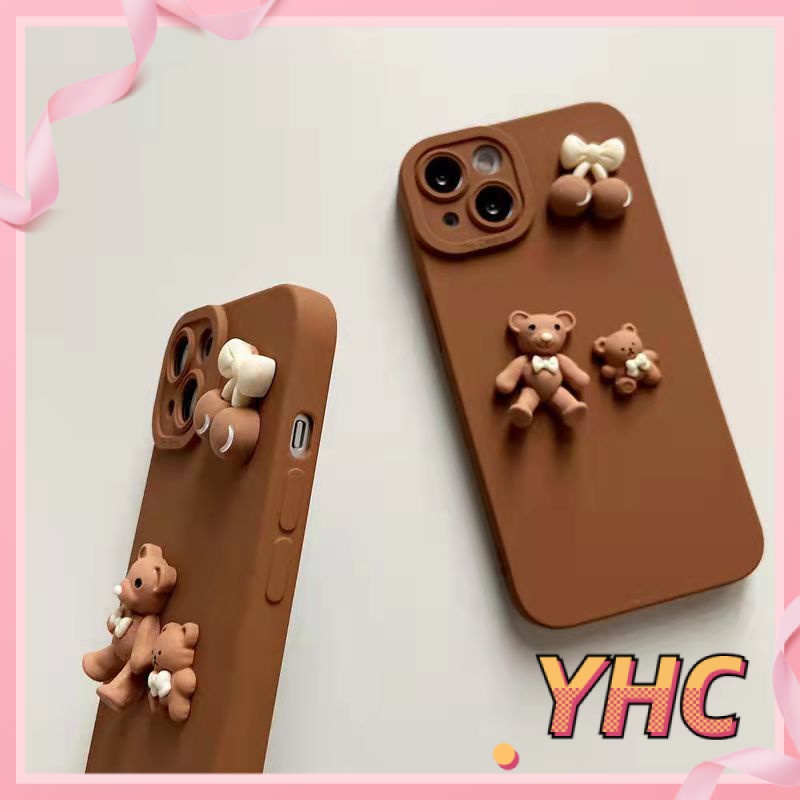 ốp iphone Tpu Hình Gấu Bông tương thích iPhone 6s 6splus 7 7plus 8 8plus X XS XSMAX 11 12 Pro Max Plus Promax-043