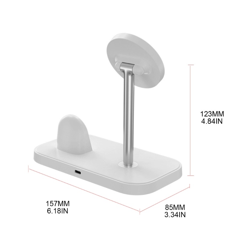 Đế Sạc Không Dây Alli Cho Đồng Hồ Thông Minh 12 13 14 Series Watch 3-8 SE