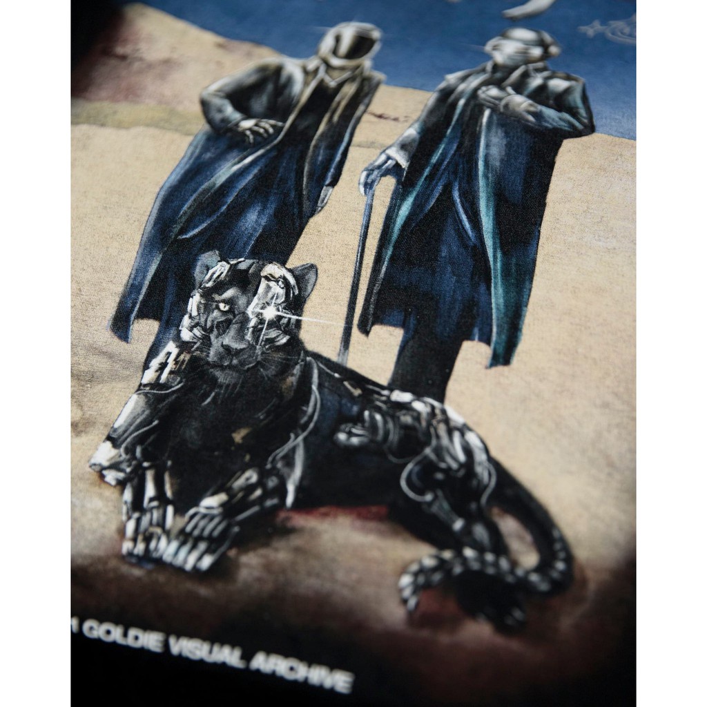 Áo thun 'GOLDIE DAFT PUNK' 100% cotton 2 chiều