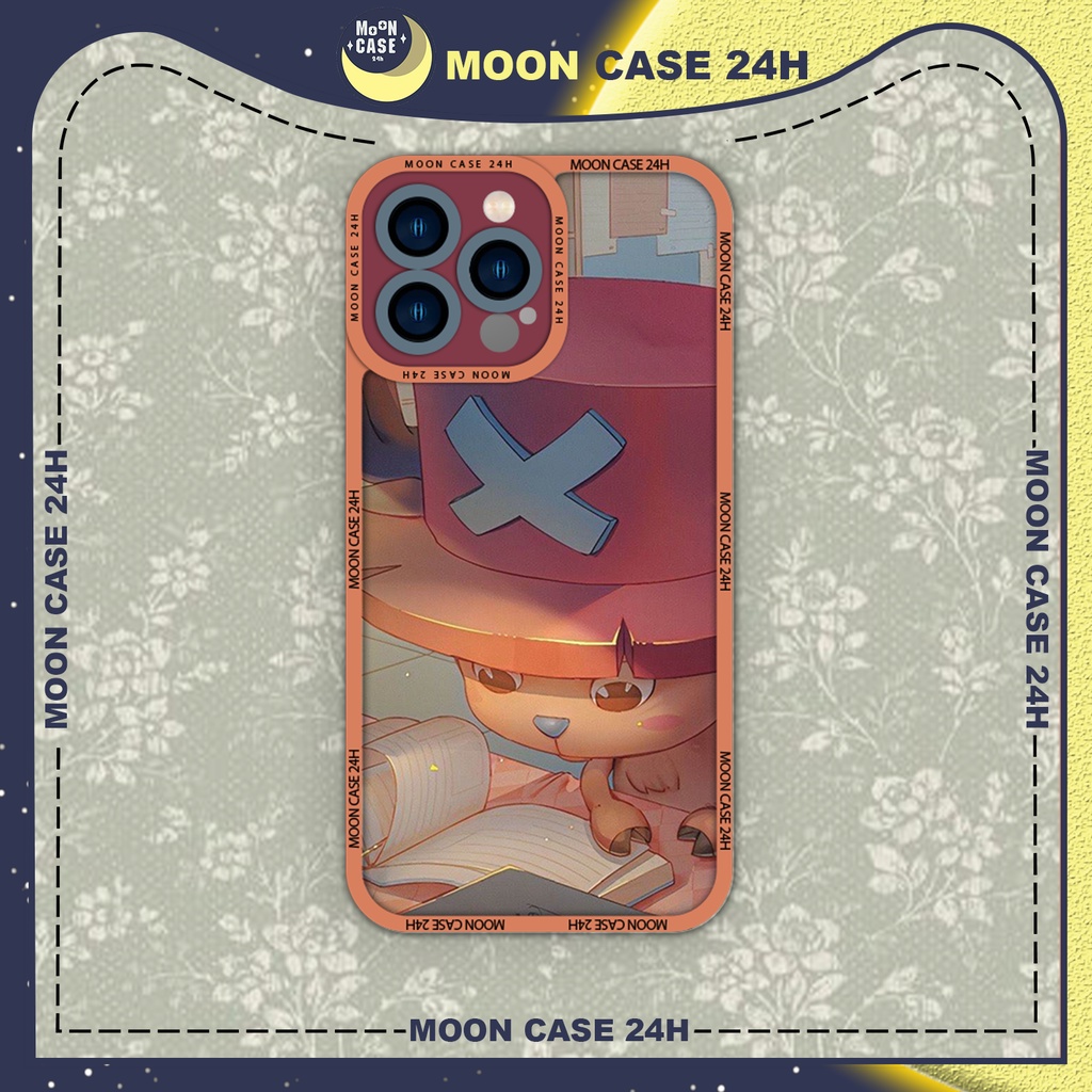 Ốp lưng iphone cạnh vuông Moon Case Chopper 7/7plus/8/8plus/x/xs/11/12/13/14pro/max/plus/promax