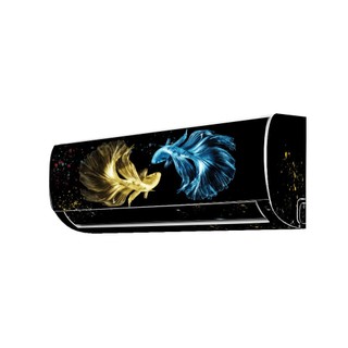 Dán máy lạnh, máy điều hoà cá tiên - decal trang trí nhà cửa - thuthaodecor