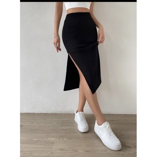 [ BIGSIZE TRÊN 55KG ] CHÂN VÁY LỬNG XẺ TÀ bigsize nữ