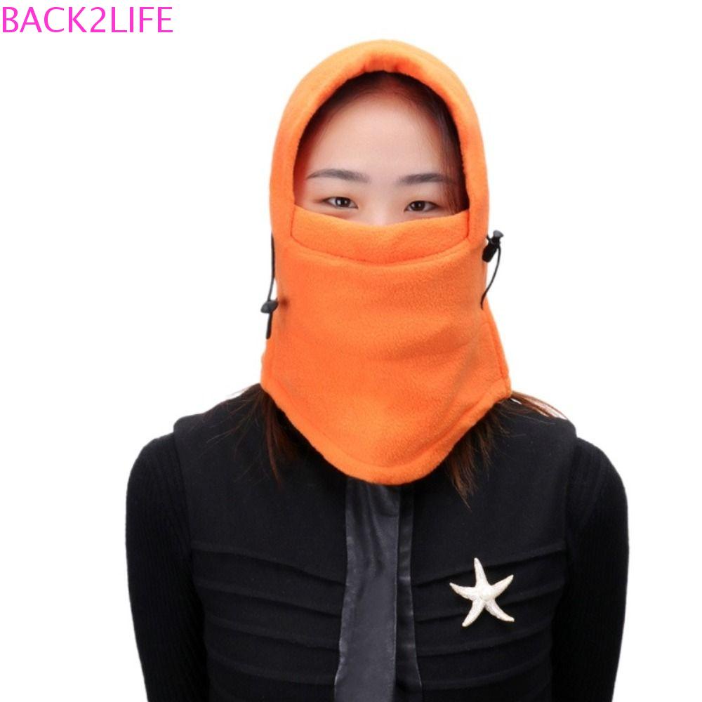 Nón Trùm Đầu Kèm Khăn Choàng Cổ Dày Dặn Chống Gió Giữ Ấm Mùa Đông Cho Nữ Back2Lilife