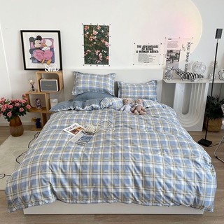 Set chăn ga cotton poly chữ v