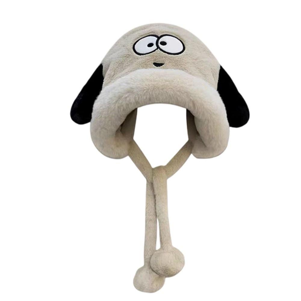 Mũ Trùm Đầu Mềm Mại Dày Dặn Chống Gió In Họa Tiết Hoạt Hình Dành Cho Nam Nữ