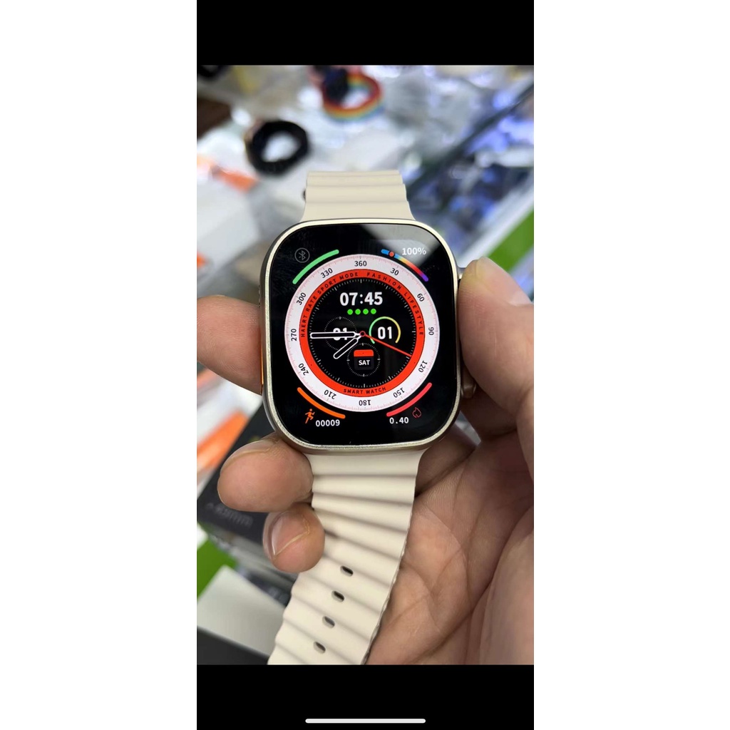 Đồng Hồ Thông Minh IWO TOP 49mm Z8 ultra MAX NFC Hỗ Trợ Sạc Không Dây 8 Bluetooth 2.08inch 380Mah PK MT8 ultra H10 ultra