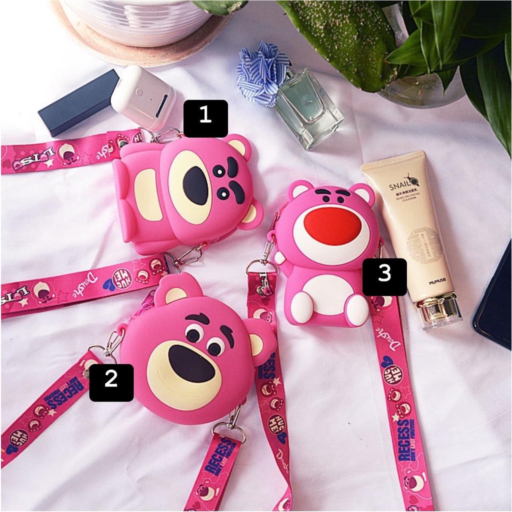 TÚI GẤU LOTSO SILICON DỄ THƯƠNG