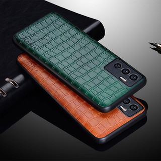 Ốp Điện Thoại Da Cá Sấu Phong Cách Doanh Nhân Sang Trọng Cho vivo V23E V21E X50 X60 X70 Pro 4G 5G