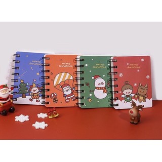 Sổ lò xo a7 hình noel giáng sinh