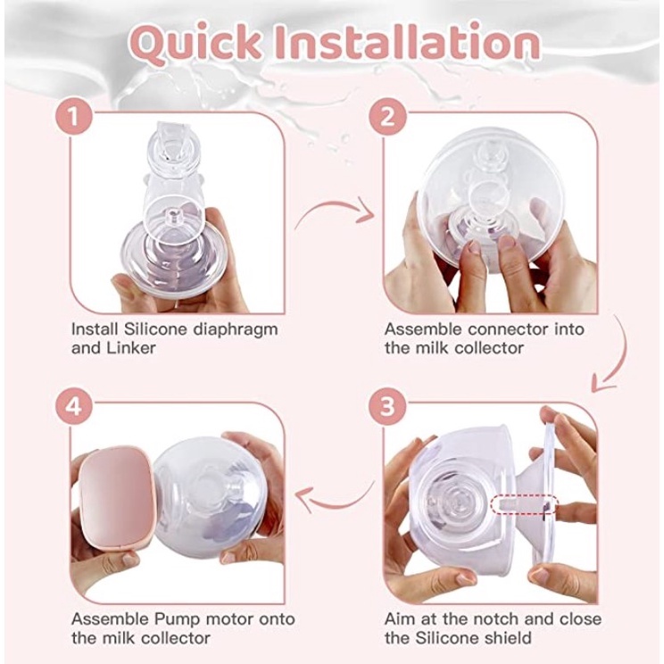 Hàng Có Sẵn Máy Hút Sữa Rảnh Tay S9