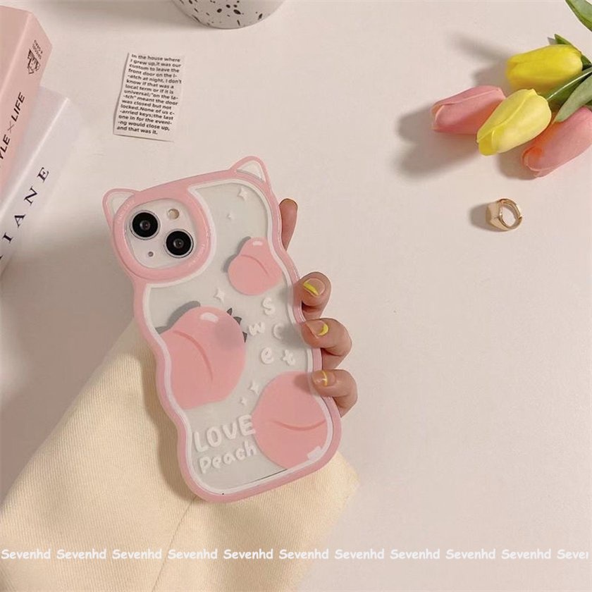 Ốp Điện Thoại Họa Tiết Hoạt Hình Dễ Thương Cho iPhone 14 13 12 11 Pro Max SE2020 X XR Xs Max 7 8 Plus