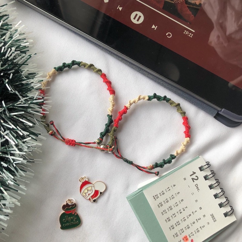 Set vòng tay cặp giáng sinh