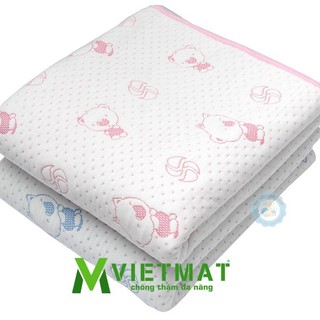 (140x200cm)- Ga chống thấm cotton 4 lớp VIETMAT (katydang)