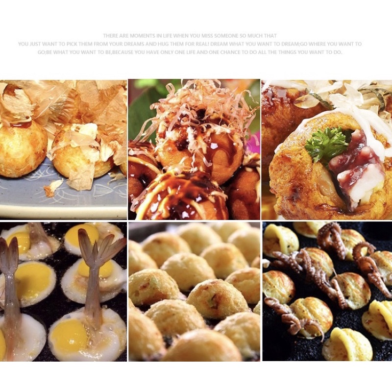 Khuôn làm bánh Takoyaki bằng bếp điện , gas 28 lỗ