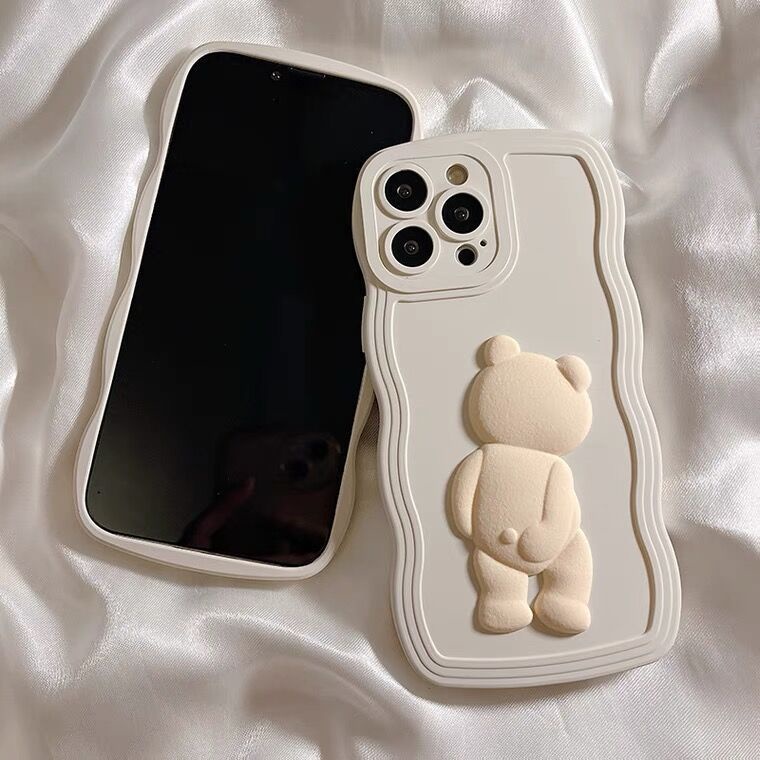 Ốp Điện Thoại Mềm In Hình Gấu Hoạt Hình Dễ Thương Cho iphone 15 pro max 14 / 13 / 12 / 11 pro max / 12 78plus / xs 11