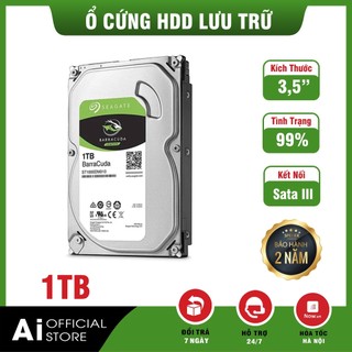 Ổ cứng hdd 3.5'' seagate barracuda 1tb - tặng cap sata3 - mới trên 99% - bảo hành 24 tháng!!!