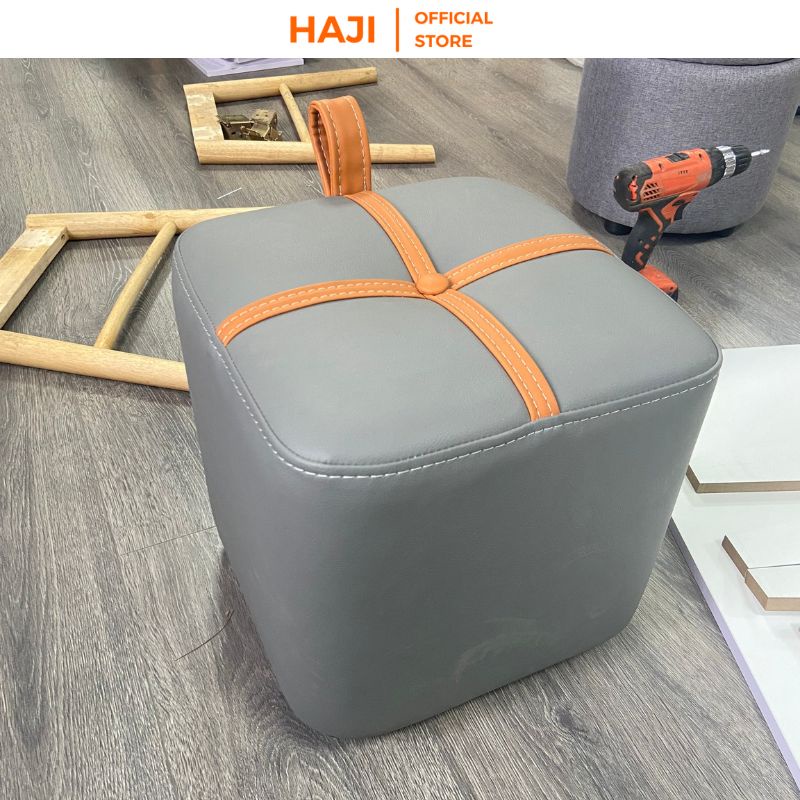 Ghế đẩu mặt đệm  chống trượt HAJI thiết kế hiện đại D16