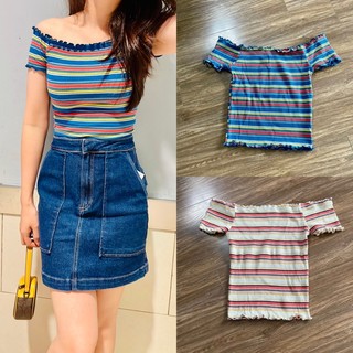 Áo thun trễ vai F21