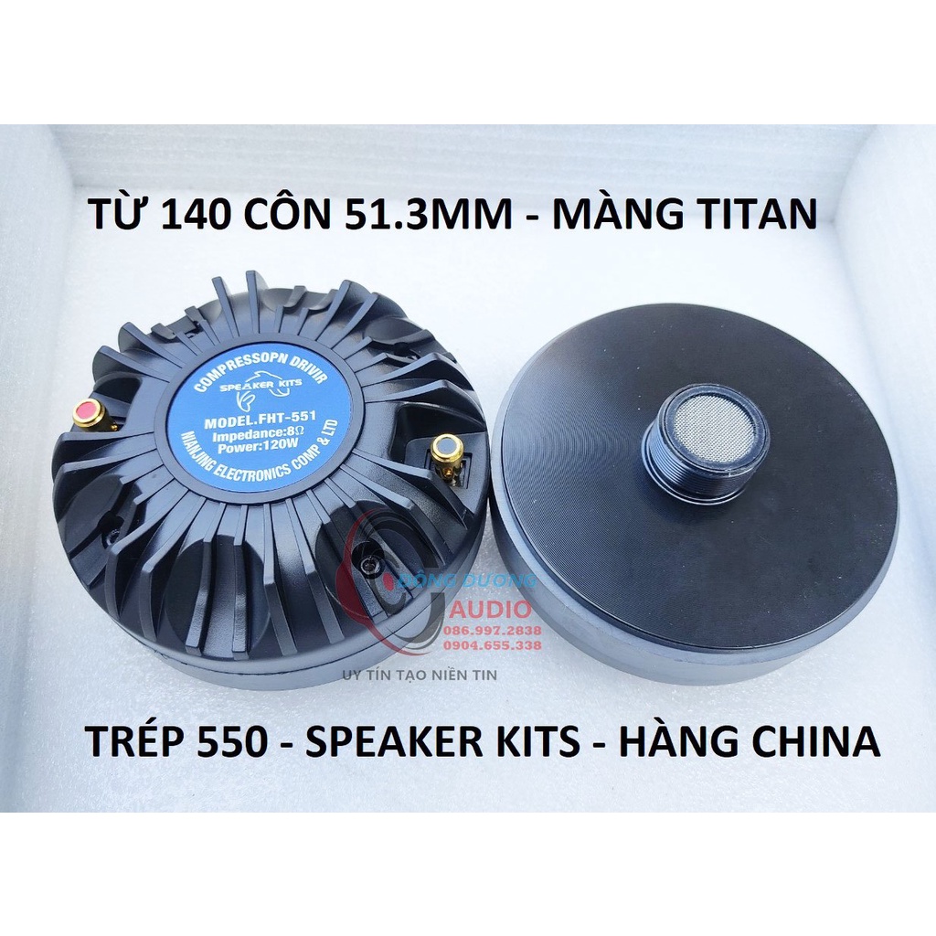 BỘ 2 CỦ TRÉP 550 FHT PRO - HÀNG NHẬP CHINA - TỪ 130 COIL 51.3 MÀNG TITAN
