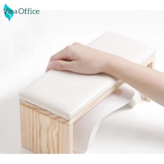 Ghế kê tay gỗ làm nail, ghế nail gác tay làm móng - Vinaoffice