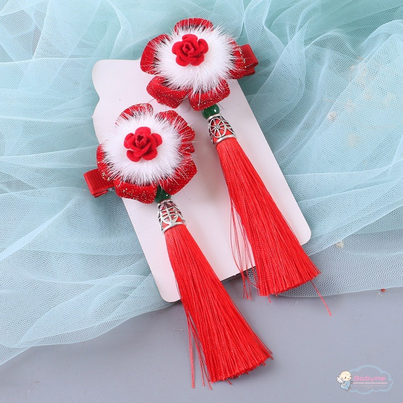 Kẹp Tóc Hình Năm Mới Ngọt Ngào Cho Bé Gái