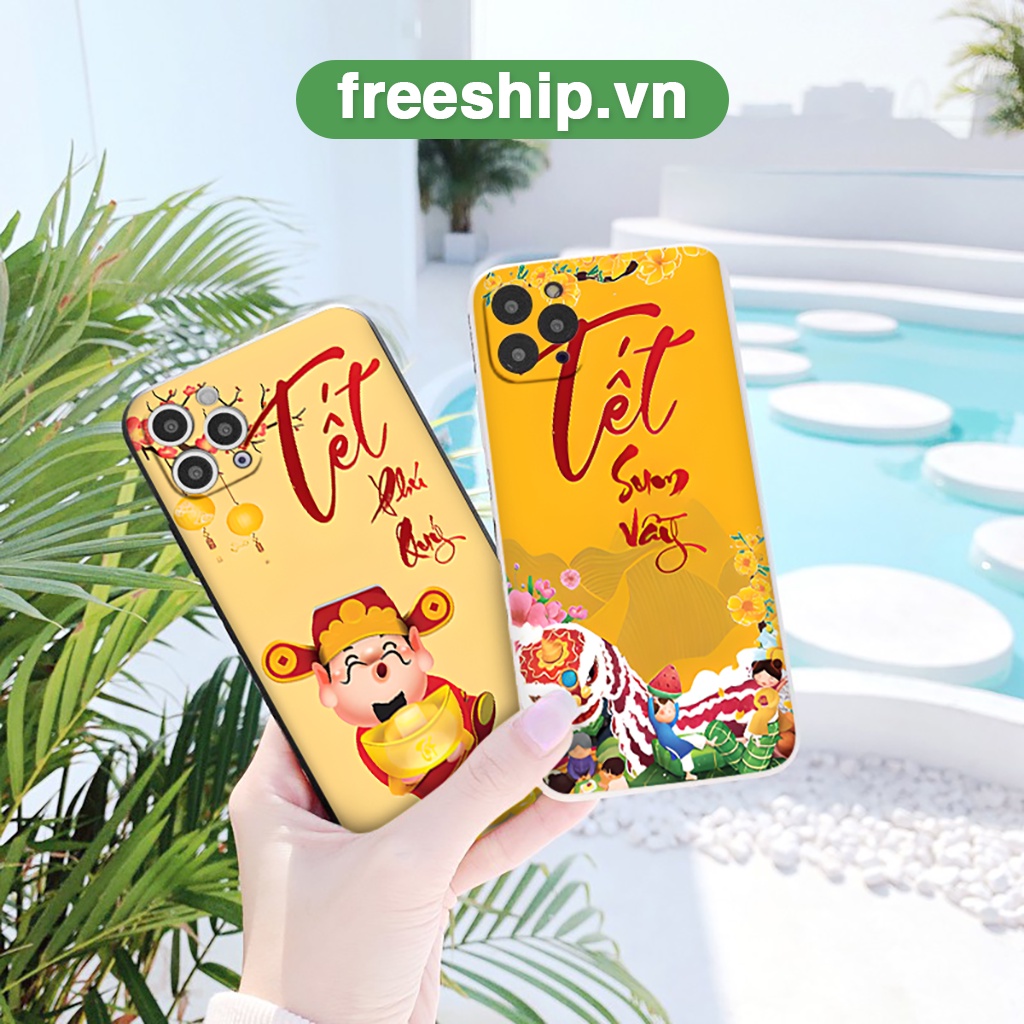 Ốp bảo vệ cam iphone cạnh vuông Tết phú quý cho 6/6splus/7/7plus/8/8plus/x/xr/xs/11/12/13/14/pro/max/plus/