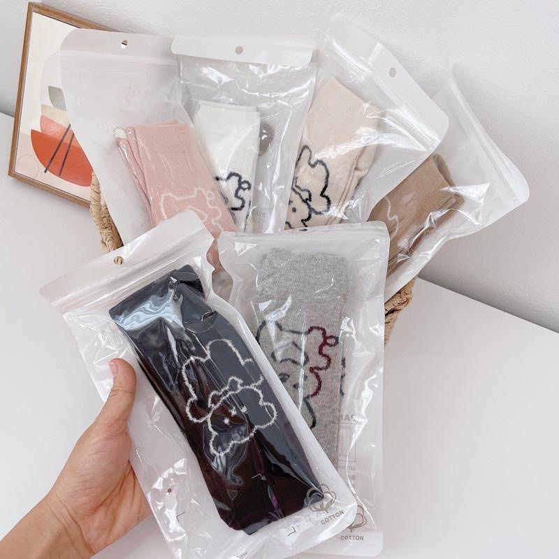 Quần Tất Len Hình Gấu Thỏ Đáng Yêu Cho Bé