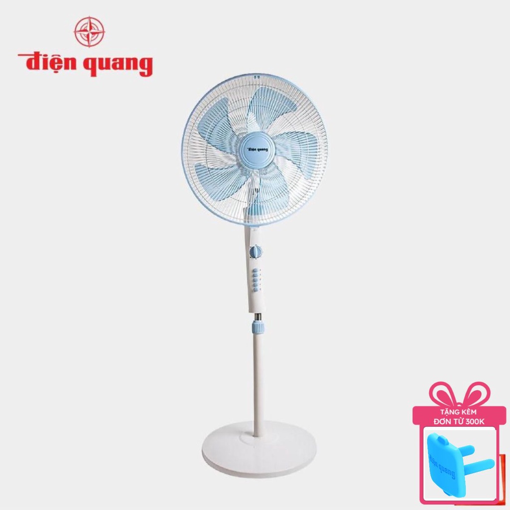 Quạt Điện, Quạt cây đứng cao cấp, mẫu mã đẹp Điện Quang ĐQ ESF05W (Kiểu đứng màu trắng) - Bảo hành 12 tháng