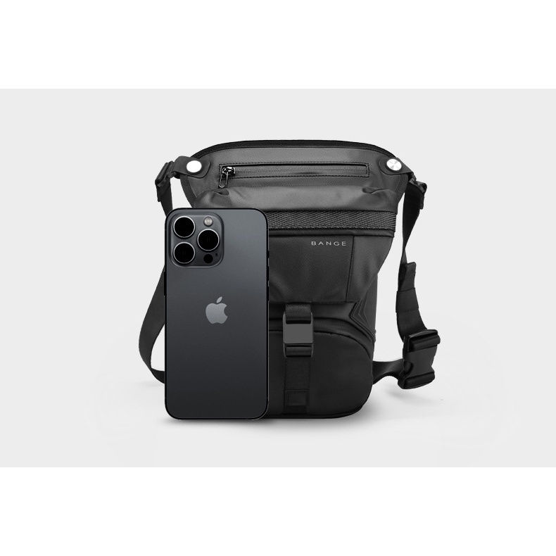 Bange Nam Nylon Vải Túi Thời Trang Hợp Thời Trang Túi Đeo Vai Chiến Thuật Ngoài Trời Xe Máy Đi Xe Đạp Thể Thao Túi Thắt Lưng Bé Trai Túi Messenger