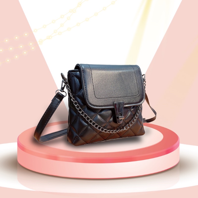 Túi Xách Đeo chéo khóa xoay Oxatyl Da PU mềm phù hợp mang đi chơi, dạo phố