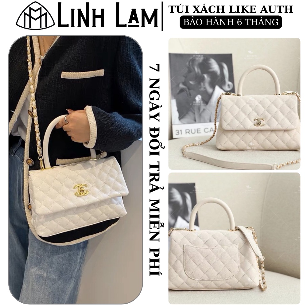 Túi xách đeo chéo Chanl coco, Túi quai sách nữ Size 25cm fullbox Túi lụa / Thẻ cứng / tem, hàng cao cấp tuyển chọn