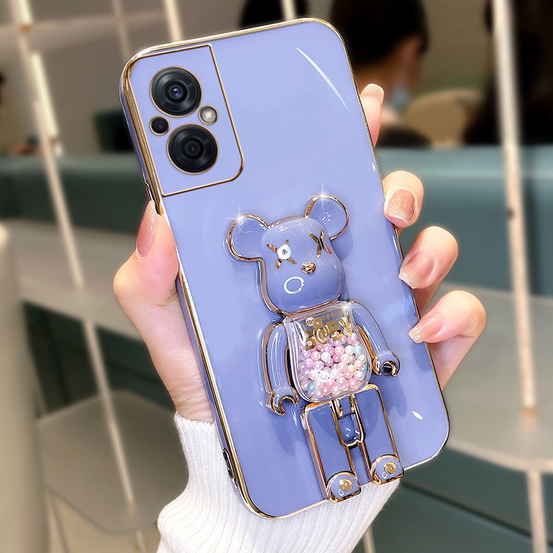 Ốp lưng OPPO RENO 8Z 5g RENO 8 Z 5g Reno8 Z 5g Ốp Điện Thoại Silicon Chống Sốc Mạ Điện DDTGZJ01 Cho OPPO RENO 8Z 5g RENO 8 Z 5g Reno8 Z 5g viền vuông cute