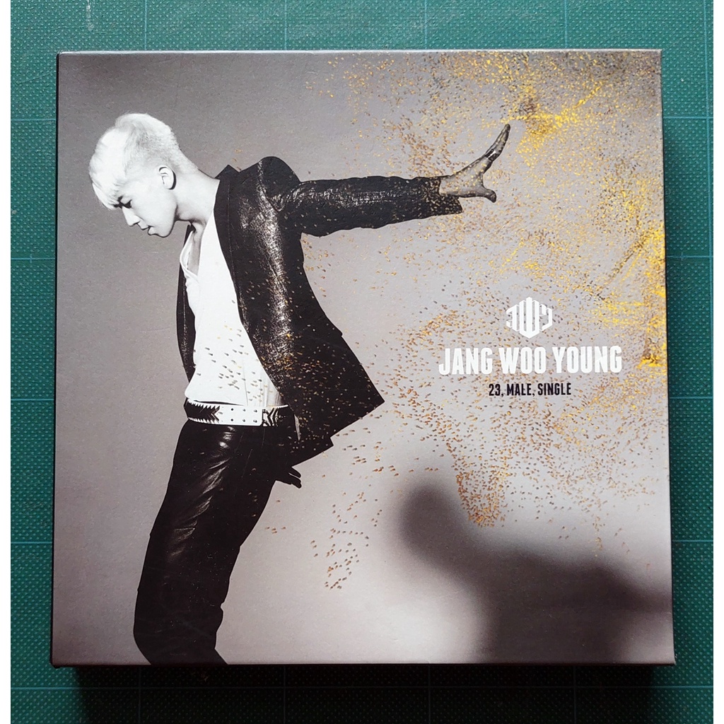 Jang Wooyoung 2PM Album-23 MALE SINGLE GOLD EDITION Unpacked No Rare Kpop CD Poster
