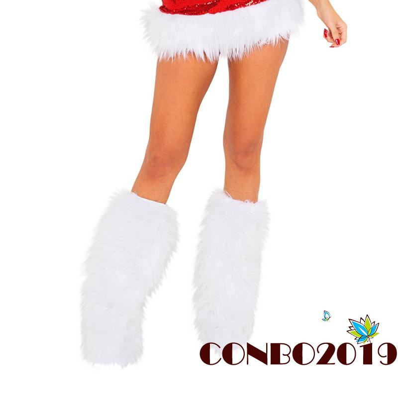 Hgm Vớ Ống Chân Lông Giả Mềm Mại Màu Trơn Giữ Ấm Mùa Đông Dành Cho Nữ