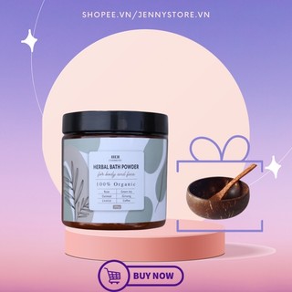 Bột Tắm Trắng Thảo Dược Her Cosmetic Dưỡng Trắng Toàn Thân Dạng Hũ 300gram.