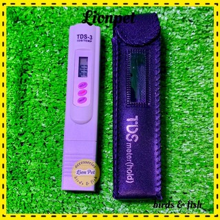 Thiết bị đo, bút đo TDS-3 đo độ sạch của nước cho hồ tép thủy sinh kèm bao da
