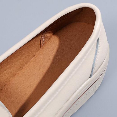 Giày Lười Mũi Tròn Thời Trang Xuân Thu Cho Nữ