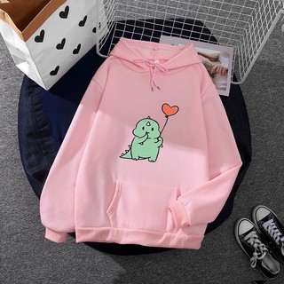 Áo hoodie hình khủng long thả bóng 🚚freeship🚚 áo hoodie nam nữ