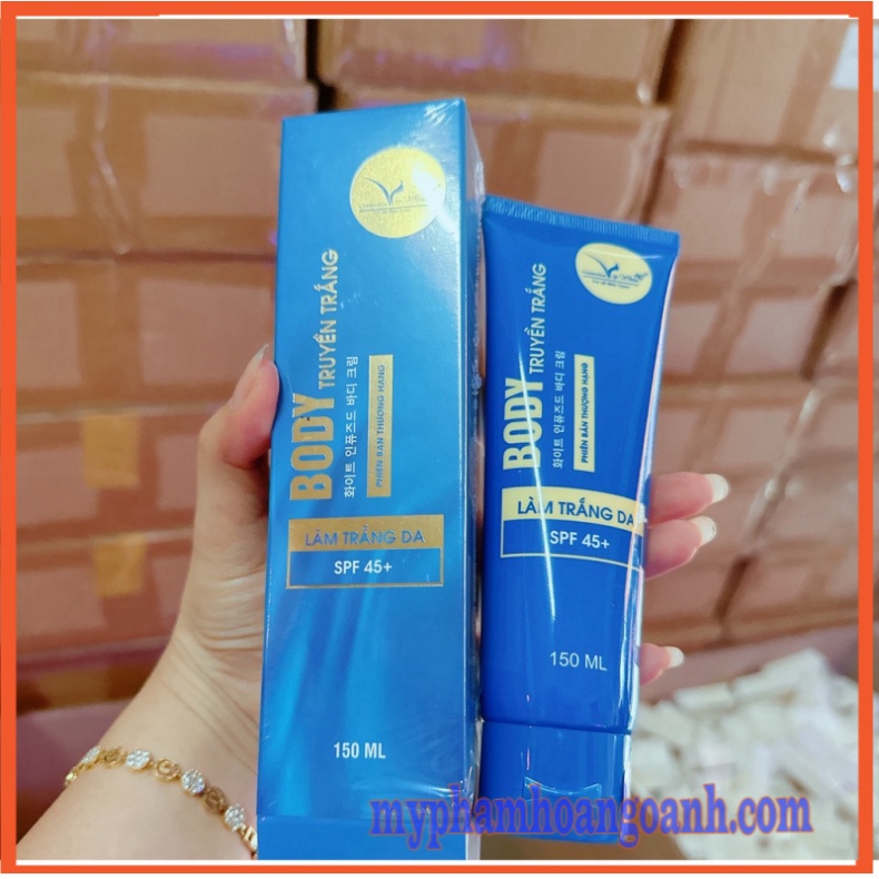 Kem Body Truyền Trắng Hàn Quốc Vip White Tuýp 150ml