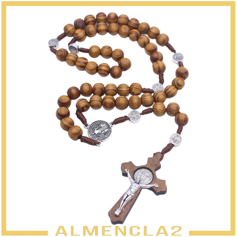 Vòng cổ Thánh Giá Bằng Gỗ Rosary