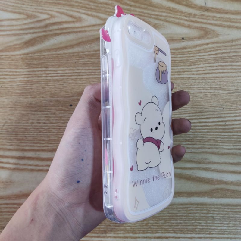 Ốp lưng iPhone 7plus/8plus dẻo viền màu lưng in hình kute dễ thương có bảo vệ camera