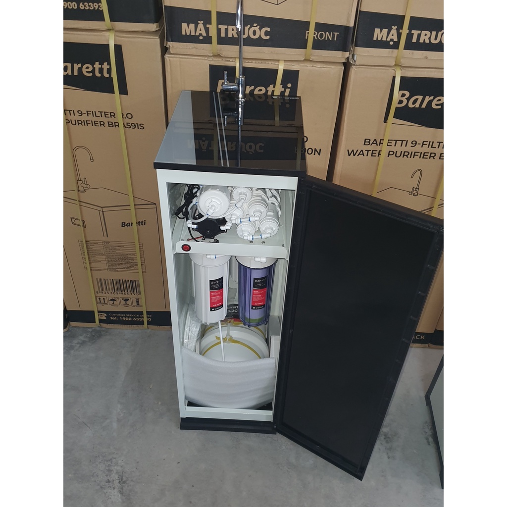 Máy Lọc Nước R.O 9 Lõi Baretti BRA591S