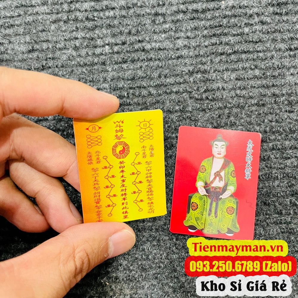 [bằng plastic] KIM BÀI THÁI TUẾ NĂM 2023 DÀNH CHO CÁC TUỔI TÝ, NGỌ, MÃO, DẬU, THÌN