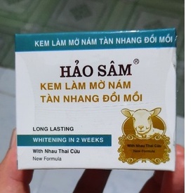 Kem làm Mờ Nám Tàn Nhang Đồi Mồi Tinh Chất Nhân Sâm Nhau Thai Cừu 12G Hảo Sâm