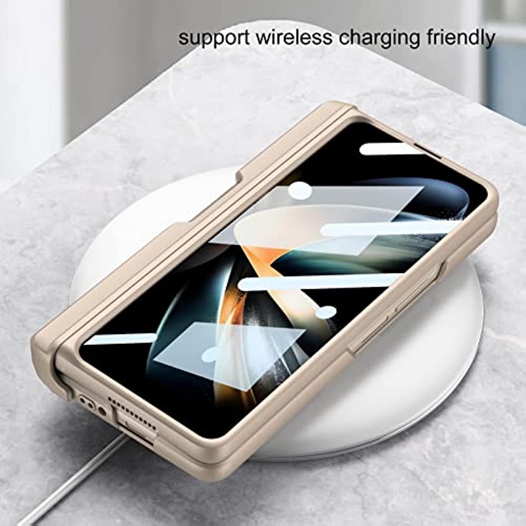 Ốp Điện Thoại Bảo Vệ Màn Hình Không Dây Kèm Ngăn Đựng Bút Cho Samsung Galaxy Z Fold 4