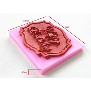 Khuôn Silicon 4D happy birthday