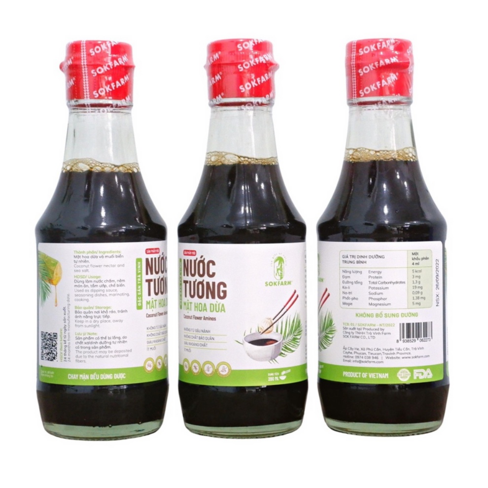 Nước Tương Mật Hoa Dừa - 200ml